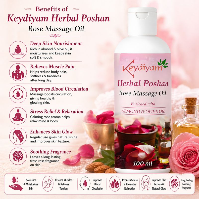 keydiyam Sexy Massage oil Your New Spa-Day Essential â Pink, Pure, and Pampering (100 ml) (100 ml) - Image 6