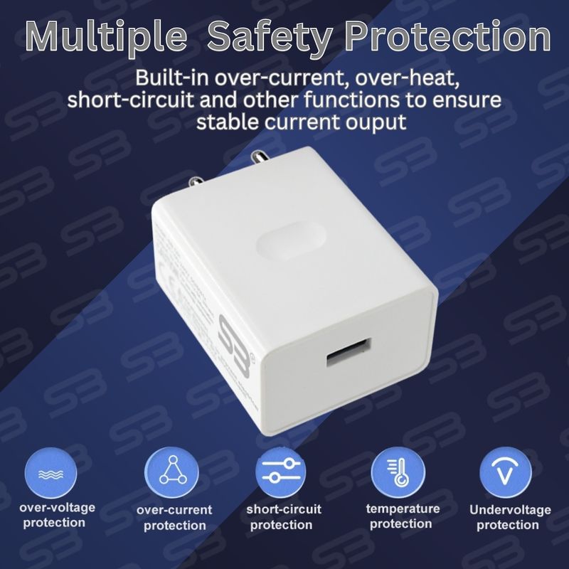 shopbucket 33W Qualcomm 3.0 4A Wall Charger with Detachable Cable - Image 8