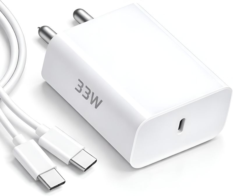 MAK 33 W Quick Charge 3 A Wall Charger for Mobile with Detachable Cable (White, Cable Included) - Image 5