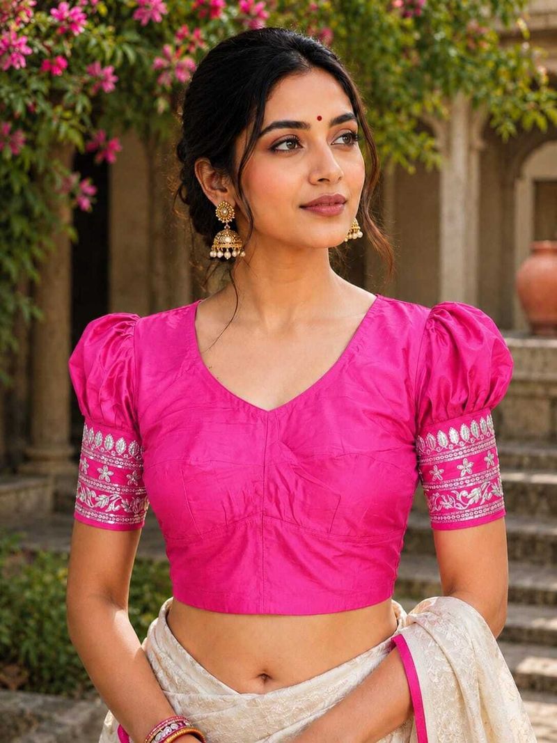TUVUZUM V-Neck Women Blouse - Image 6