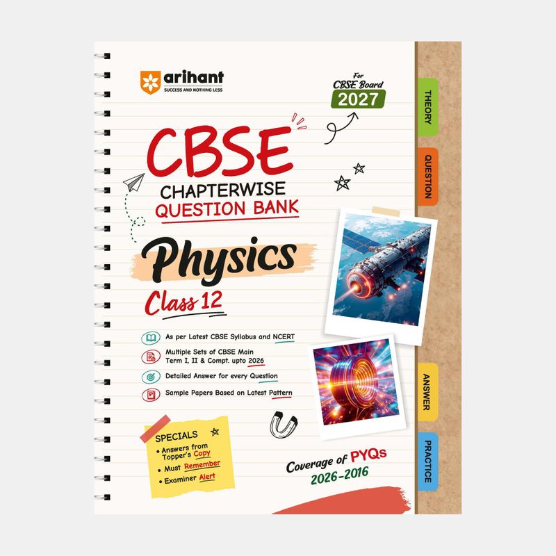 Arihant Publications India Limited Arihant CBSE Physics Class 12 Chapterwise Question Bank for Board Exam 2027 | PYQs with Revision Theory, Detailed Solutions, Exam Tips and Sample Papers as per Latest CBSE Syllabus and Exam Pattern (English, Paperback, Shankerr Siddhartha) - Image 5