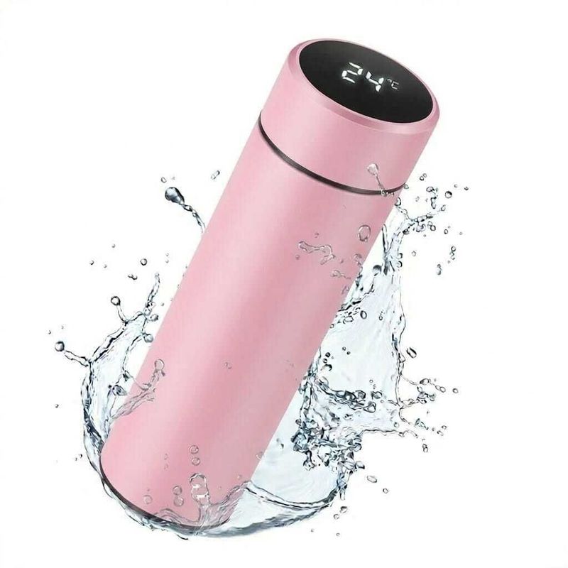 arkbazaar PINK TEMP BOTTLE 500 ml Stainless Steel Bottle (Pack of 1, Pink) - Image 5