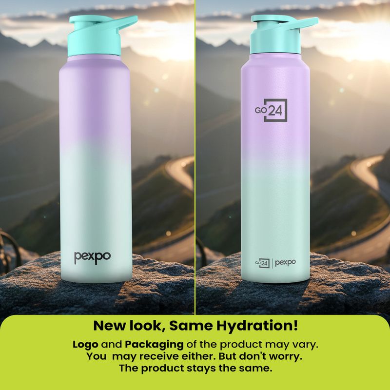Go24 Stainless Steel Sport/Fridge/Gym/Home/School with Sipper Cap Craft Pro 950 ml Stainless Steel Bottle (Pack of 1, Green) - Image 6
