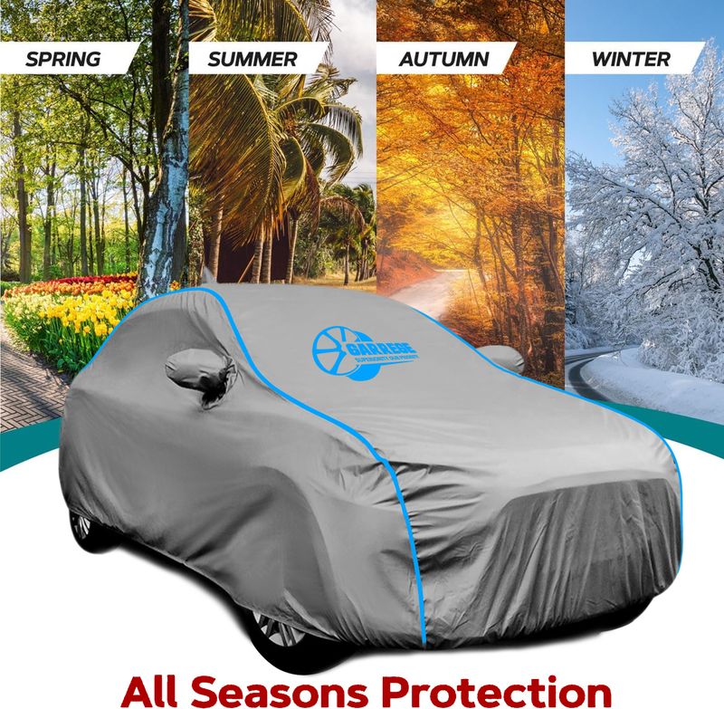 GARREGE Maruti Suzuki Swift Dzire, Dzire, Swift Dzire AMT VDI Diesel Body Cover (Grey, For 2022, 2023, 2024 Models) - Image 6