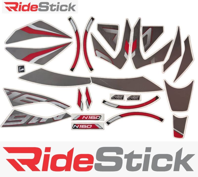 RideStick Multicolor Bike Sticker Decal - Image 2
