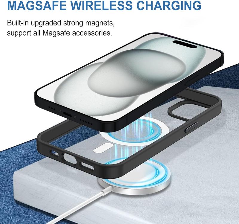 KWINE CASE Back Cover for Samsung Galaxy F15 5G (Transparent, Magsafe) - Image 5