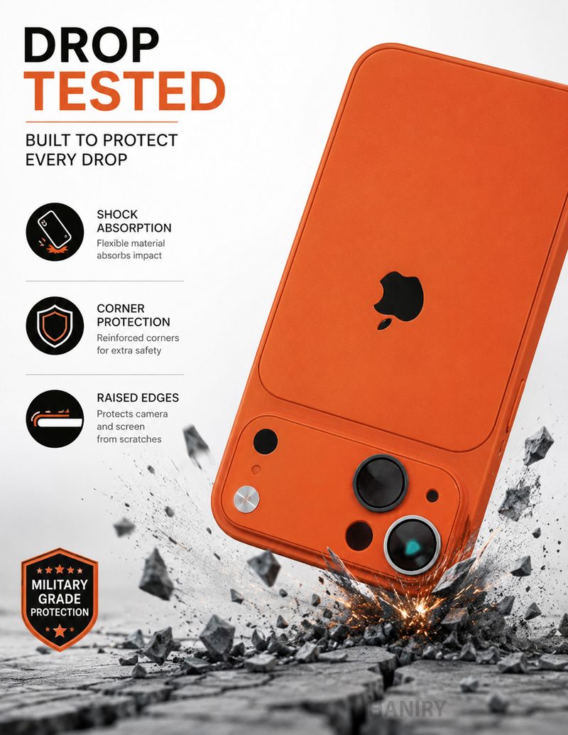 HANIRY Back Cover for Apple iPhone 14 Plus (Silver, Dual Protection, Thermoplastic Polyurethane, Pack of: 1) - Image 7