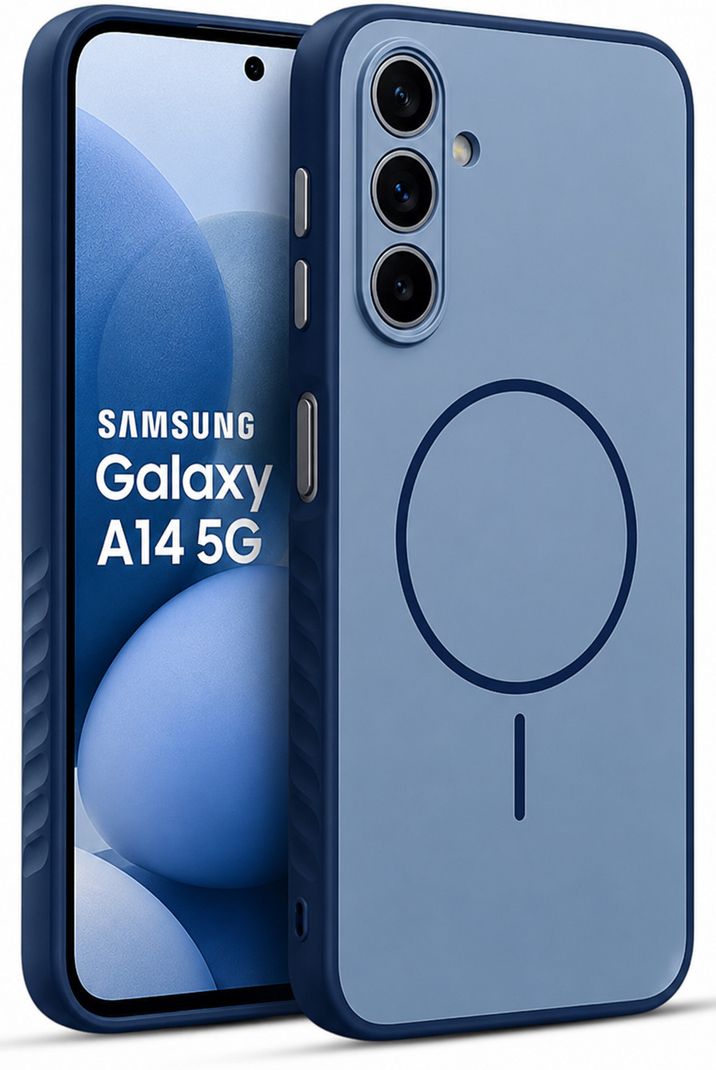 Flipkart SmartBuy Back Cover for Samsung Galaxy A14 5G (Blue) - Image 5