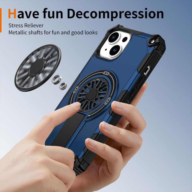 Flipkart SmartBuy Back Cover for Apple iPhone 15 (Blue, Rugged Armor, Polycarbonate, Pack of: 1) - Image 7