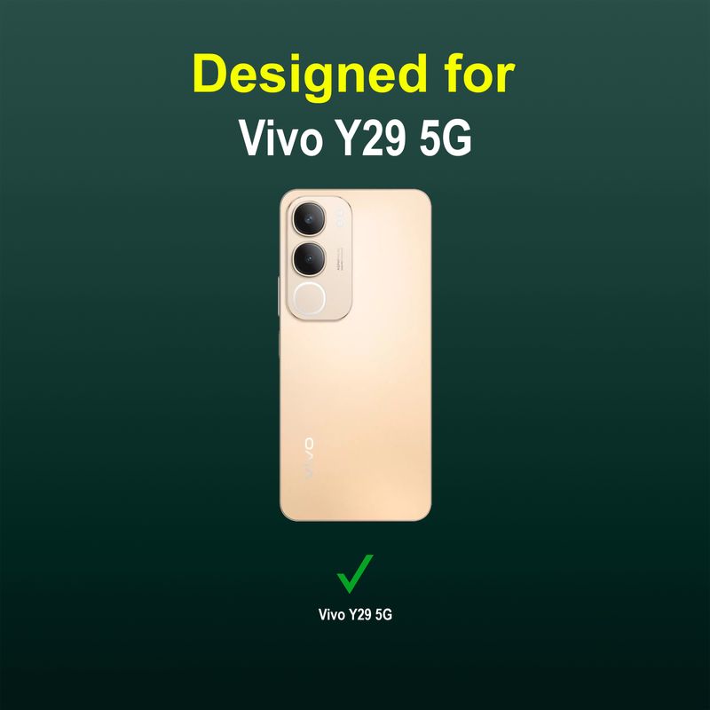 GLOBAL NOMAD Back Cover for vivo Y29 5G (Green, 3D Case, Silicon) - Image 6