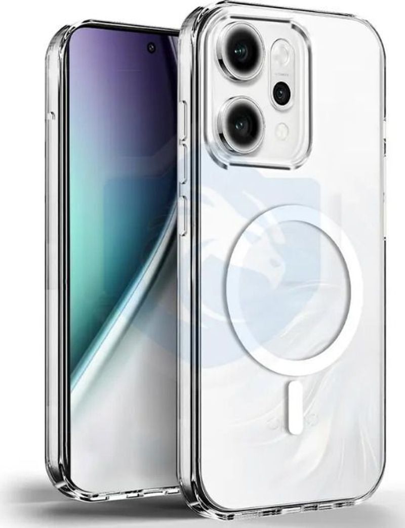 Zobrix Back Cover for OPPO Reno14 5G (Transparent, Magsafe) - Image 5