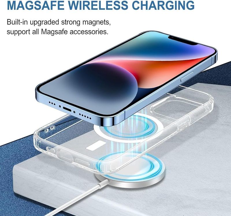 KWINE CASE Back Cover for MOTOROLA Edge 50 Pro 5G (Transparent, Magsafe, Fiber, Pack of: 1) - Image 4
