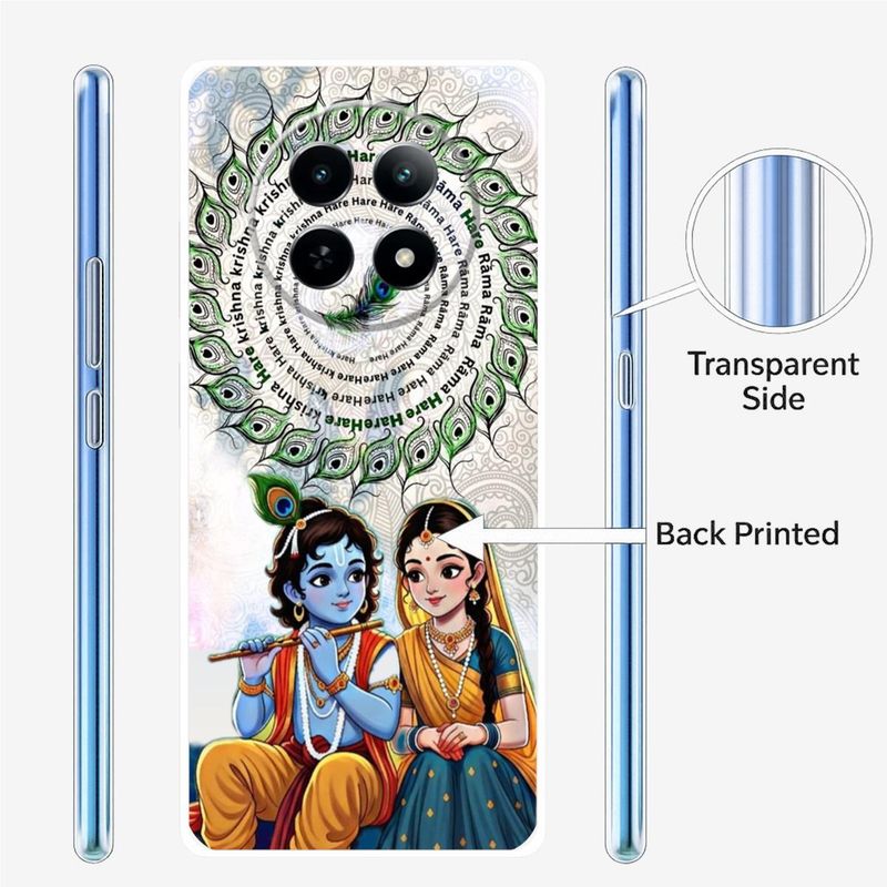 Doromi Back Cover for Realme 12 5G/12x 5G Radha Krishna White - Image 4