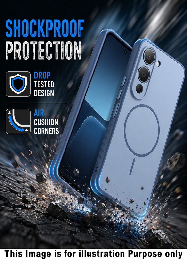 Flipkart SmartBuy Back Cover for Samsung Galaxy A14 5G (Blue) - Image 7