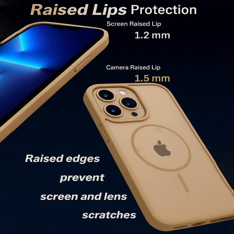 AIBEX Brown Magsafe Leather Back Cover for iPhone 13 Pro Max - Image 6