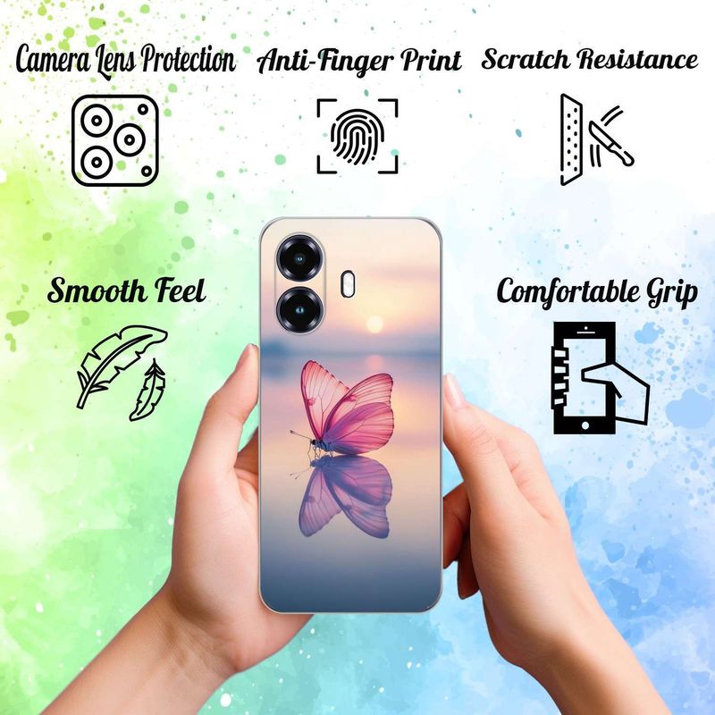 Printcase Back Cover for AI Plus Nova2 Ultra 5G, Multicolor - Image 4