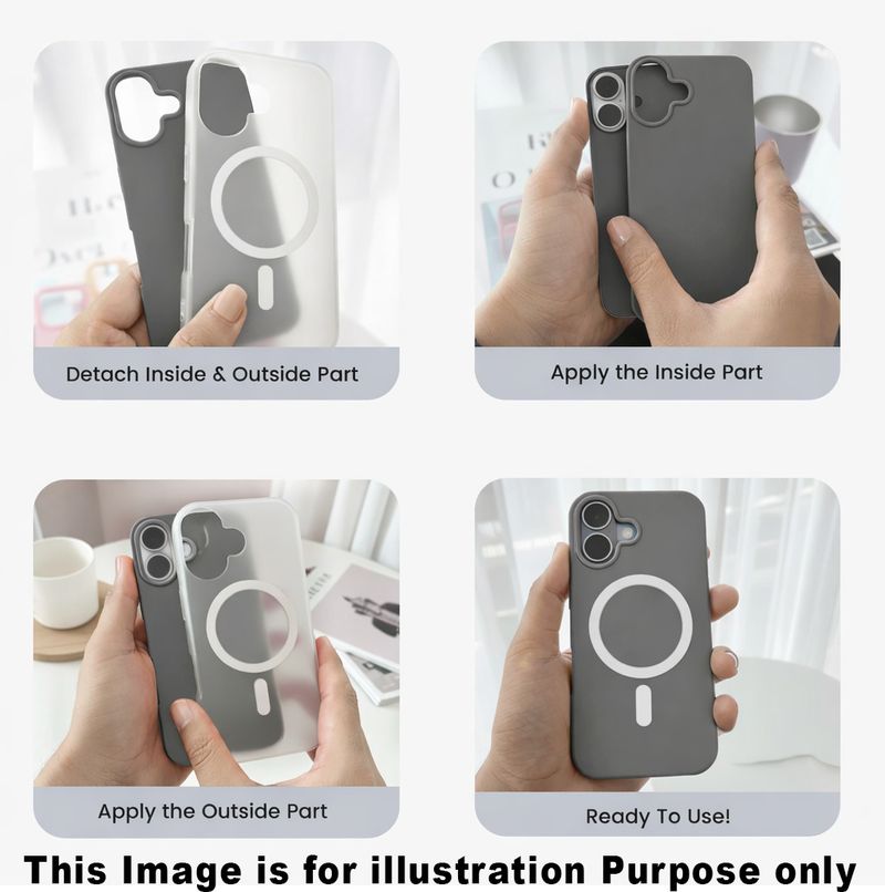 HUPSHY Back Cover for vivo V60 5G (Black, Shock Proof) - Image 8