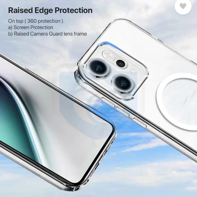 Zobrix Back Cover for OPPO Reno14 5G (Transparent, Magsafe) - Image 7