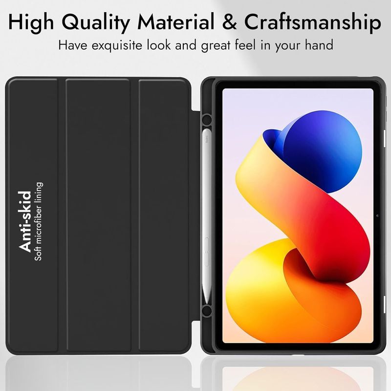 AGEIS Flip Cover for Redmi Pad 2 Pro 5G 12.1 inches (Black, Shock Proof, Rubber, Pack of: 1) - Image 6