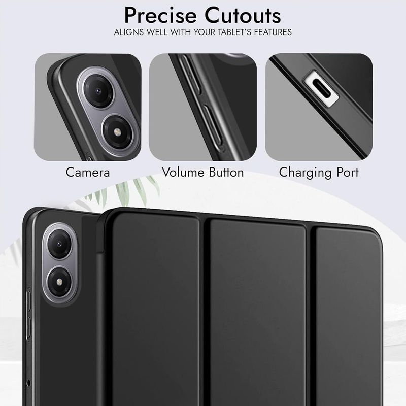 AGEIS Flip Cover for Redmi Pad 2 Pro 5G 12.1 inches (Black, Shock Proof, Rubber, Pack of: 1) - Image 5
