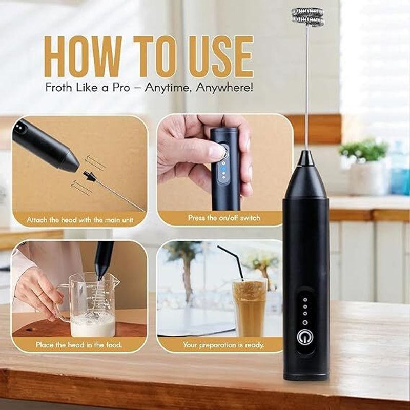 Uzox USB BEATER Personal Coffee Maker (Black) - Image 5