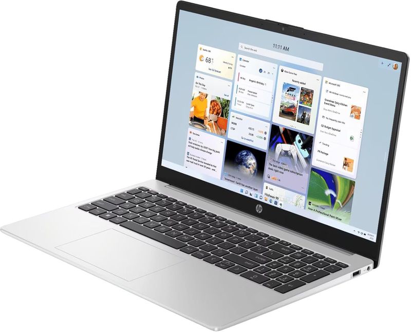 HP 15 AMD Ryzen 3 7320U 15.6-inch Silver Laptop - Image 5