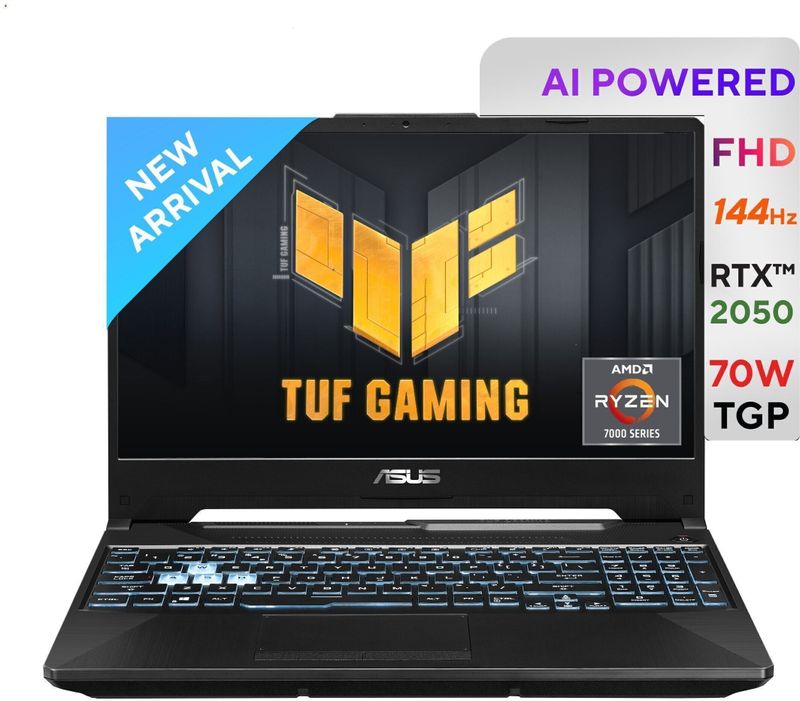 ASUS TUF Gaming A15 Ryzen 7 Octa Core - (16 GB/512 GB SSD/4 GB Graphics) FA566NFR-HN259W (15.6 Inch, à¤à¥à¤°à¥à¤«à¤¾à¤à¤ बà¥à¤²à¥à¤, 2.30 Kg) - Image 6