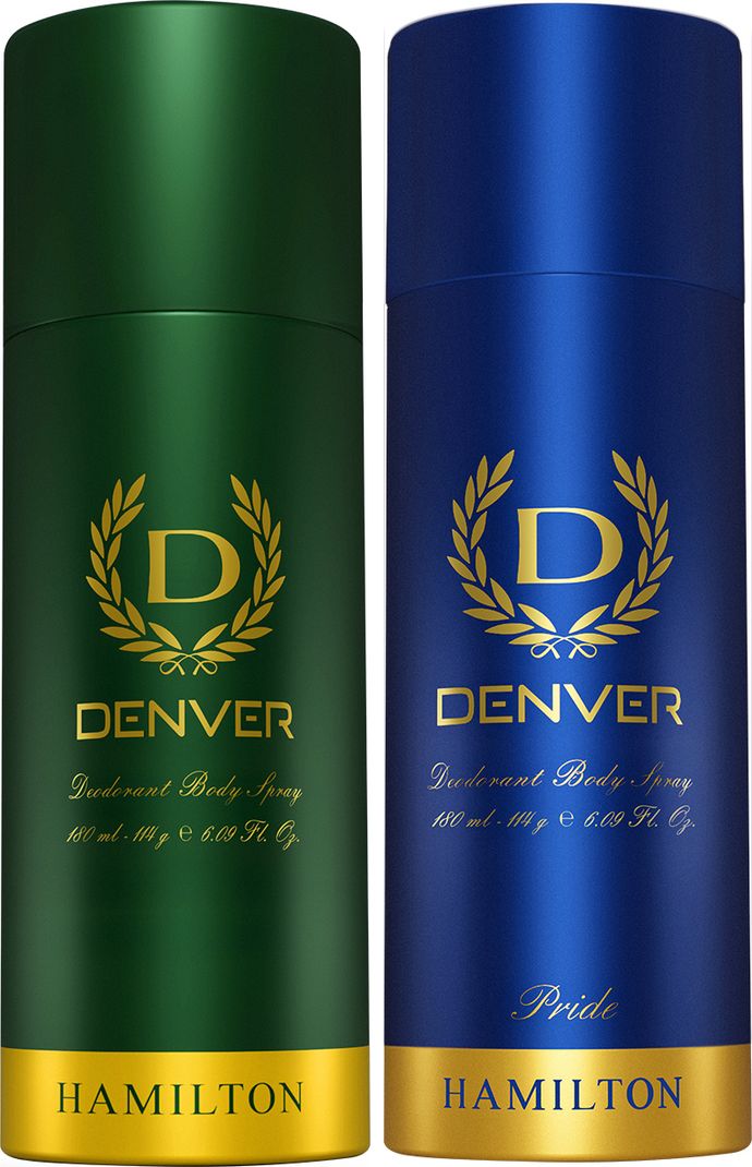 DENVER Hamilton & Pride Combo Deodorant Spray for Men, 360ml (Pack of - Image 5