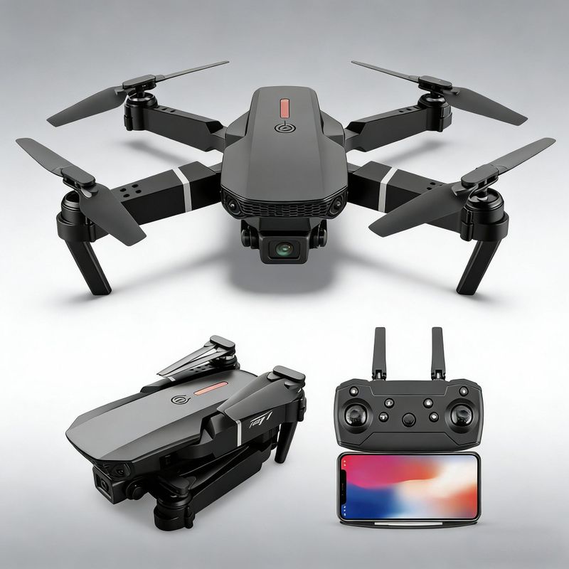 tmwilla E88 Foldable Drone 4K Camera - Image 5