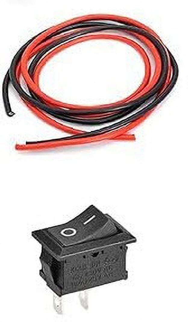 Electroparticle 775 Motor 12V DC Complete Fan Kit with Protective Net, Clamp, Switch & Wire Electronic Components Electronic Hobby Kit - Image 7