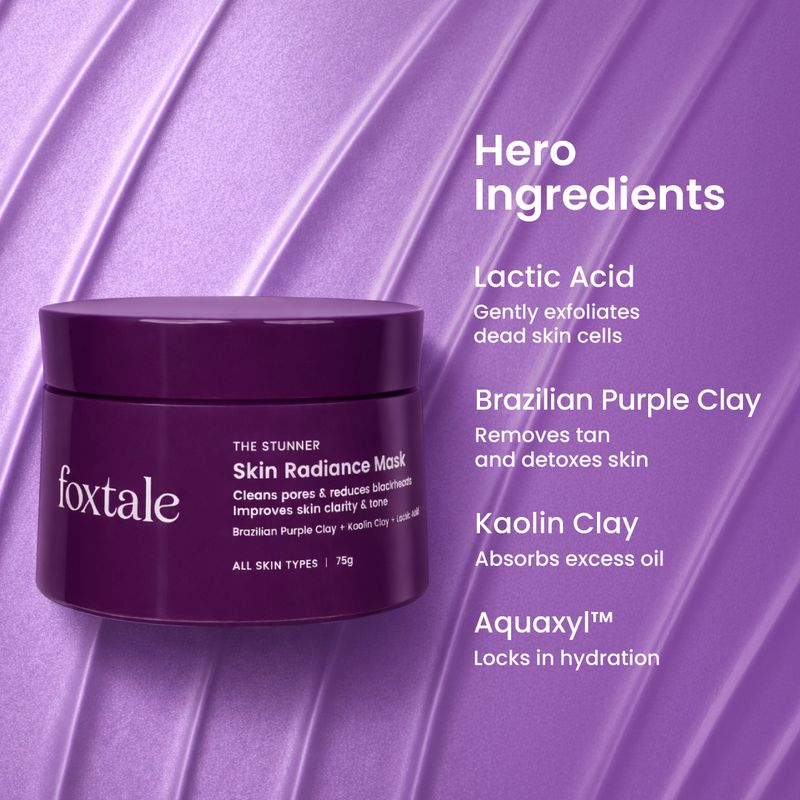 Foxtale De-Tan Face Mask, 75g - Image 4