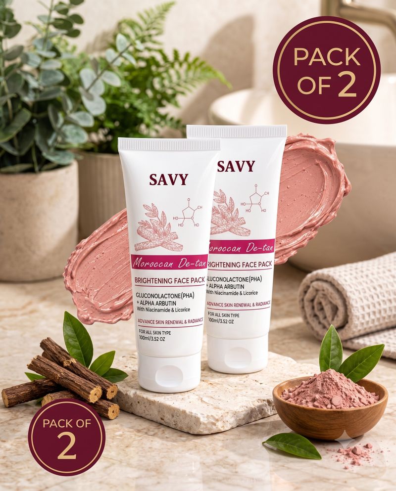 bevola Savy Moroccan De Tan Brightening Face Pack (200 ml) - Image 5