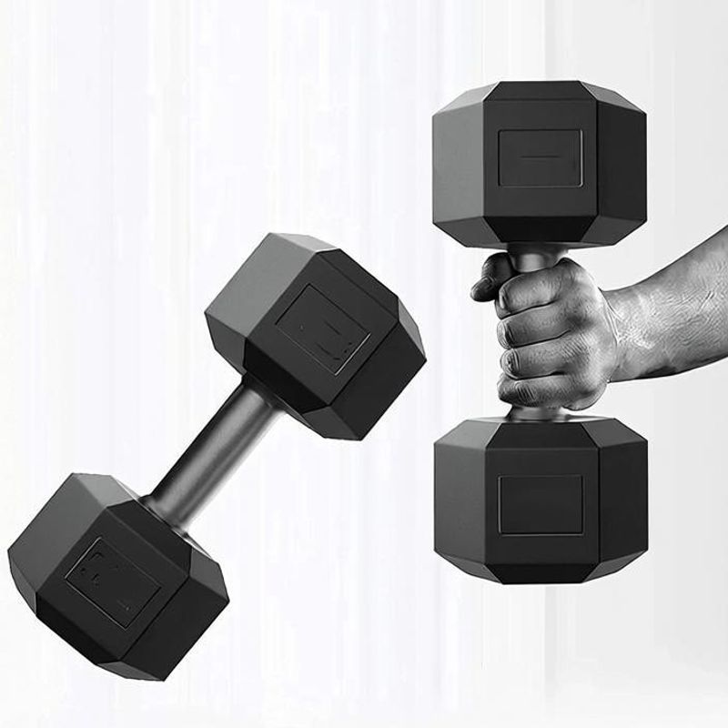 Tanvi 2KG Pair Dumbbell Set Black - Image 5