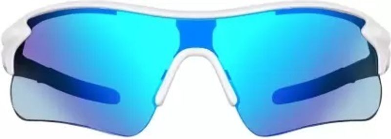 Bingo Sports Goggle Mirrored UV Protection For Men-Women, Riding, Cycling, Running, (White, Blue) - Image 3