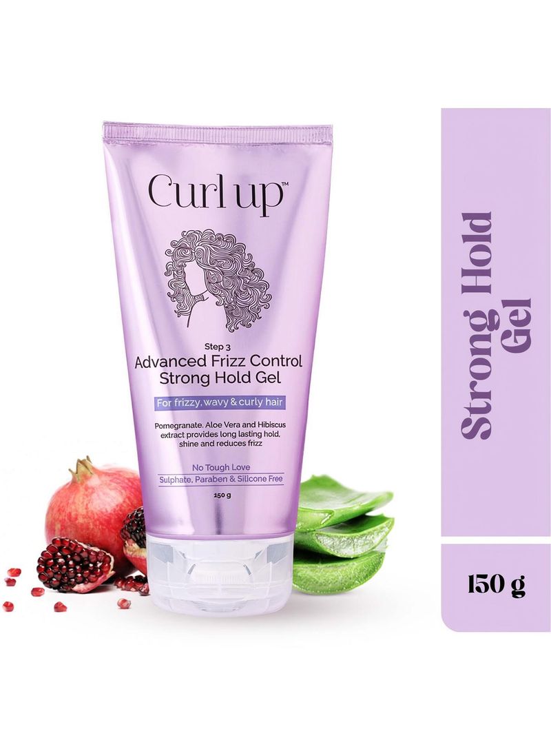 CURL UP Advanced Frizz Control Strong Hold Gel Hair Styler (150 g) - Image 5