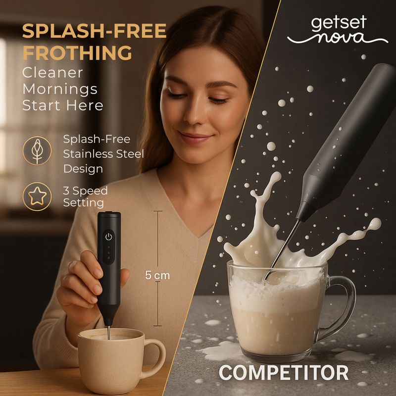 GetSetNova GSN 316 50W Black Coffee Blender & Mixer - Image 6