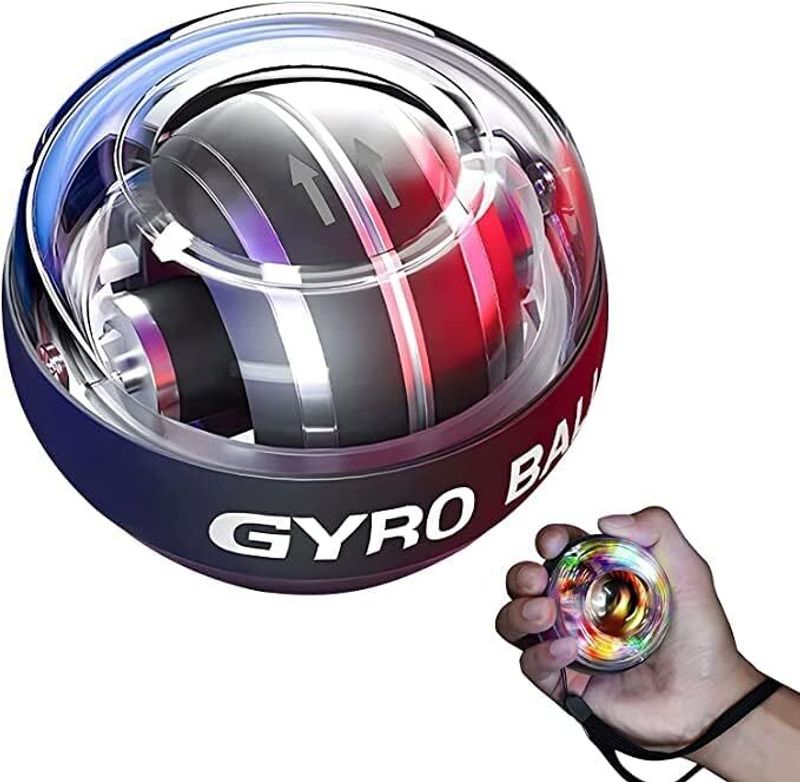 zimingsales Wrist Trainer Power Gyro Ball, Hand Forearm Strengthener, Colorful Lighting Ball Gym Ball - Image 5