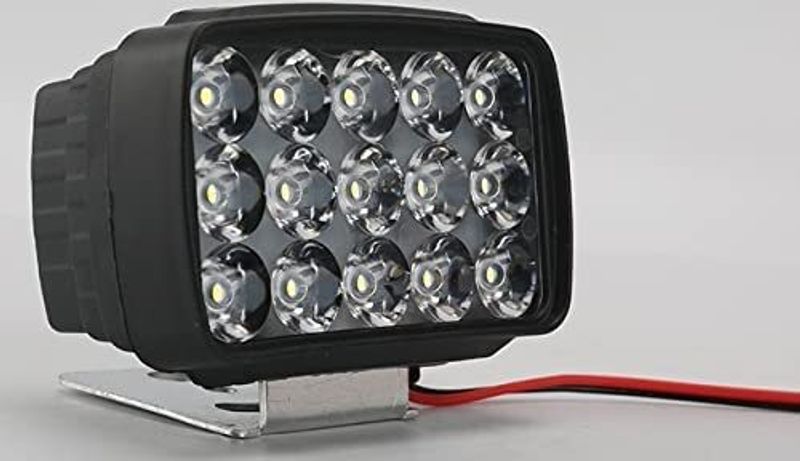 Spotlight Imported 15 LED Waterproof Heavy Duty Fog Light Spot Beam With Handlebar Switch Back Up Lamp Car, Motorbike, Truck, Van LED (12 V, 55 W) (Universal For Bike, Universal For Car, Pack of 1) - Image 8