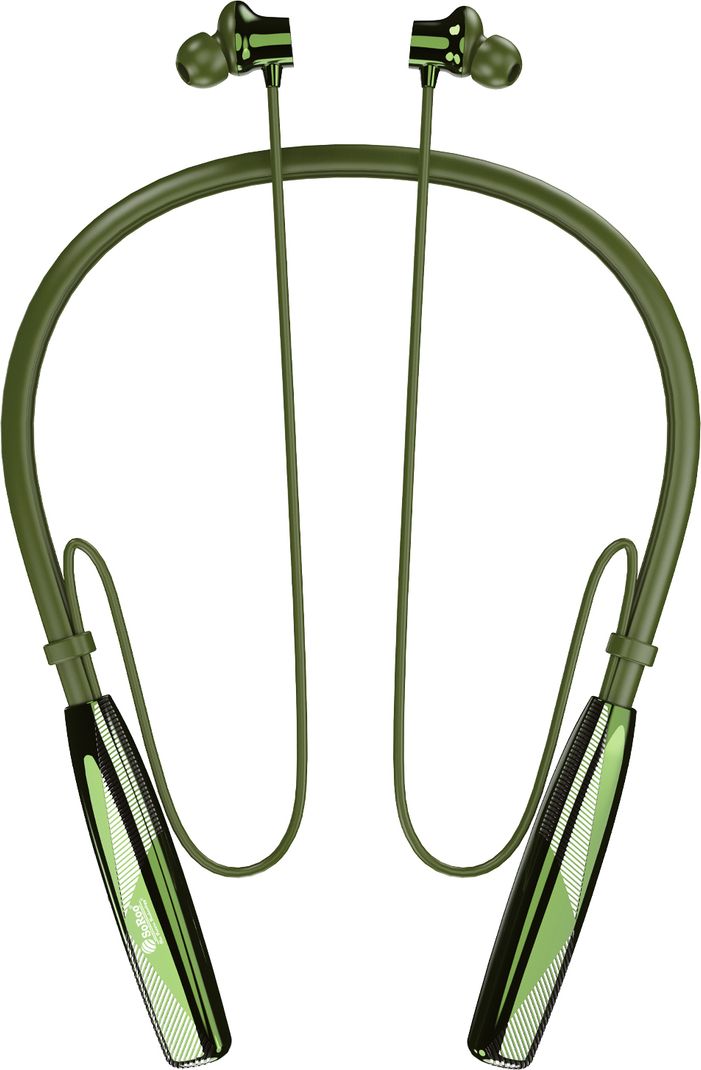 Soroo Future Wireless Bluetooth Neckband with 88H Playback, ENC Mic, Fast Charging, Deep Bass Bluetooth Headset (Green, In the Ear) - Image 7