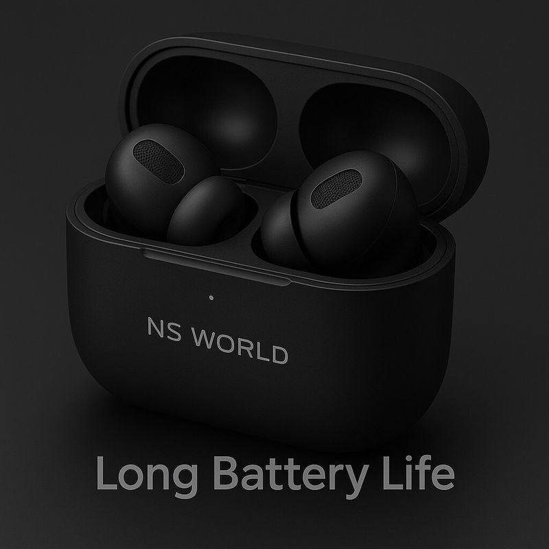 NS WORLD X Pro 3 TWS Earbuds, Black - Image 4