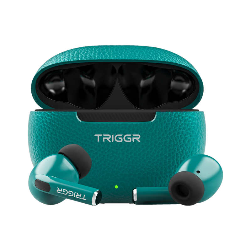 TRIGGR COSMOS True Wireless Earbuds, Teal Noir - Image 3
