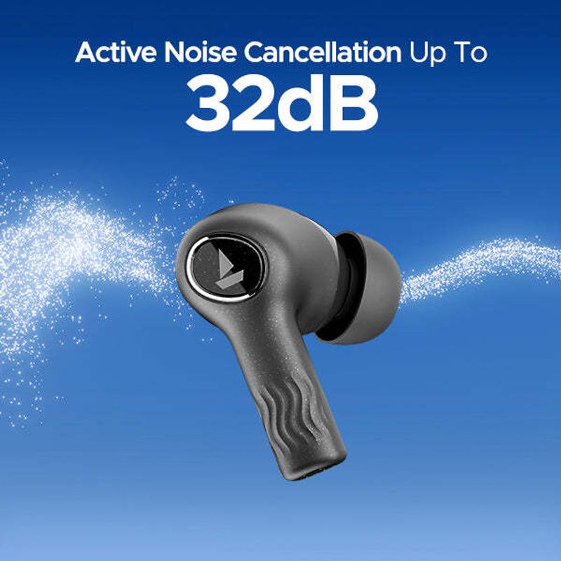 boAt Nirvana Iris Bluetooth Headset (Black, In the Ear) - Image 6