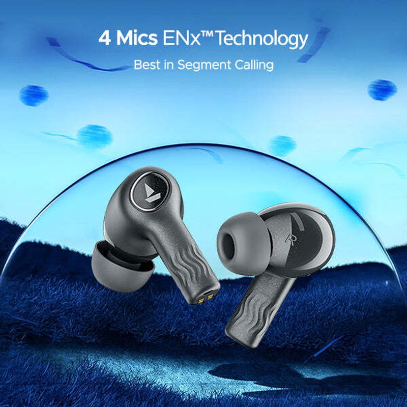 boAt Nirvana Iris Bluetooth Headset (Black, In the Ear) - Image 8