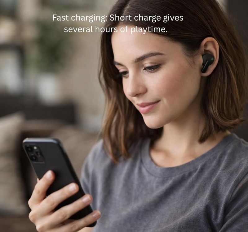 TOCSIN Nord 3R CE True Wireless Earbuds, Black - Image 6
