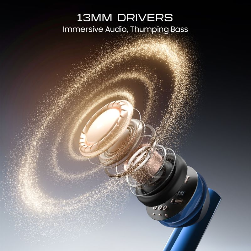 Number Navo Buds X1 TWS Earbuds, Blue - Image 7