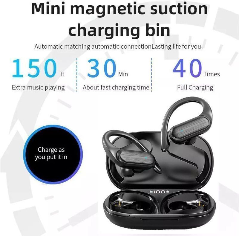 DigiClues Premium Class A520 Earbuds/TWs/buds 5.3 Earbuds with 300H Playtime, Headphones Bluetooth Headset (Black, True Wireless) - Image 6