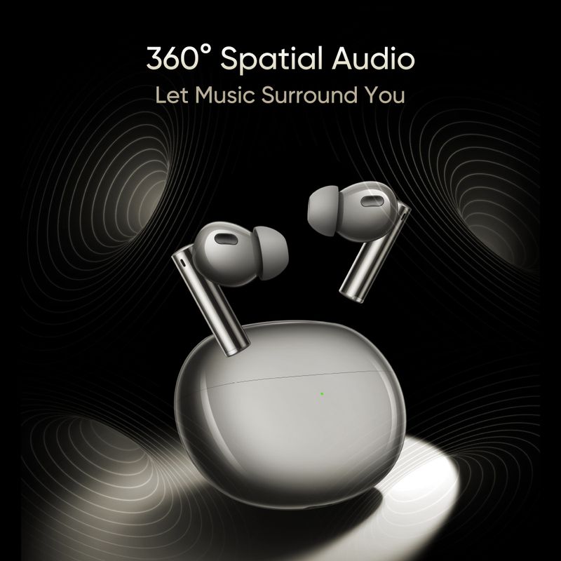 realme Buds Air 6 Pro TWS Earbuds, Titanium Twilight - Image 7