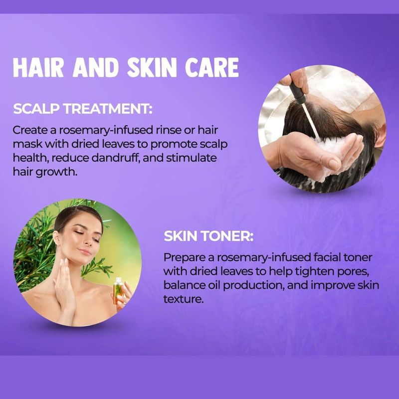 NeutriOne Rosemary Dried Leaves for Hair Growth with 100ml Spray & - Image 5