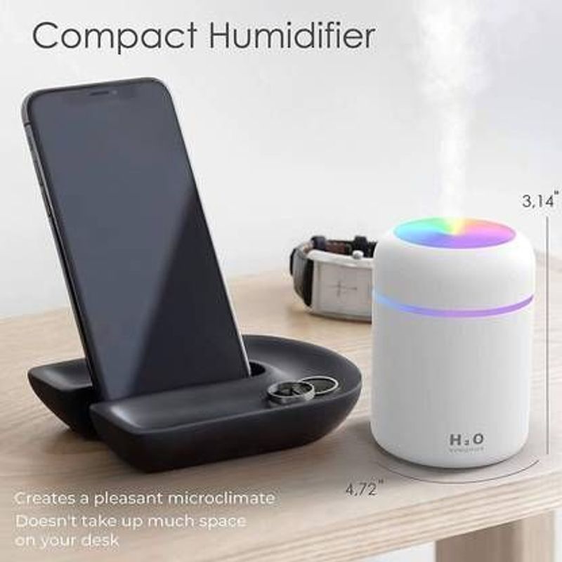 ARZAQ Room Humidifier for room moisture | Colorful Light for Room, BedroomRoom Air Purifier Humidifier - Image 3