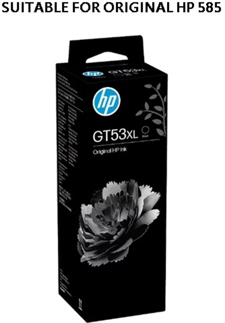 HP Original ink Suitable for Smartank 585 All-in-One WiFi Printer GT53XL 135ML Black Ink Bottle - Image 5